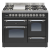 ILVE PTN110FE3 110CM XG Dual Fuel Range Cooker with 6 Burner Fry Top (Choose from a variety of colours)