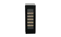 Iceking IKWC300BK 30cm Single Zone Wine Cooler,Black
