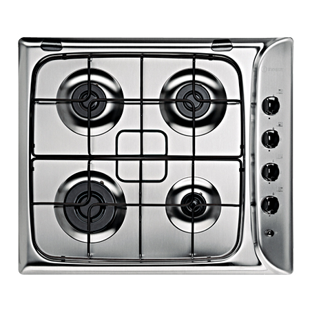 indesit gas hobs stainless steel