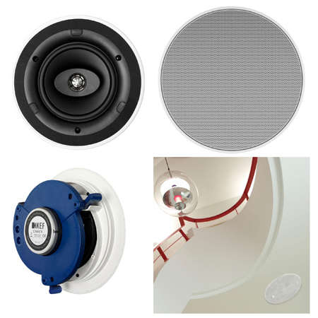 Kef Ci160cr Thin Bezel In Ceiling Round Speaker