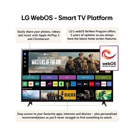 LG 55UT80006LA 55" 4K LED Smart TV