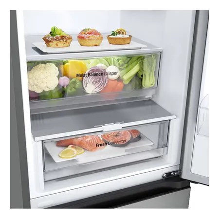 LG GBV3110EPY 29.5cm 60/40 No Frost Fridge Freezer - Prime Silver