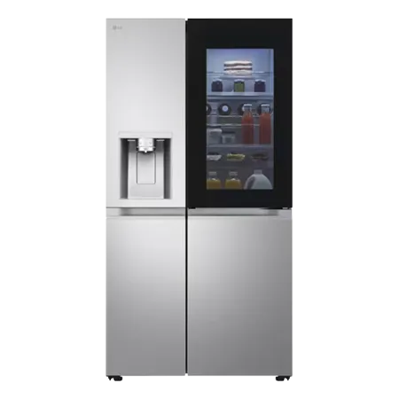 LG GSXE91BSAD 91.3cm Non Plumbed - Fridge Freezer - Brushed Steel