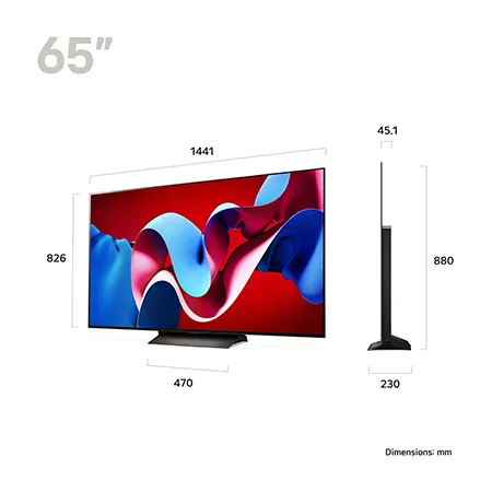 LG OLED65C46LA 65" 4K OLED EVO Smart TV