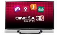 LG 32LM620T 32" LED Cinema 3D Smart TV with 4x Pairs of Glasses Freeview HD 4x HDMI & 3x USB Connections