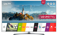 LG 55UJ750V 55" Smart Ultra HD 4K LED TV with webOS 3.5 Freeview HD and Freesat HD & Built-In Wi-Fi.Ex-Display Model 