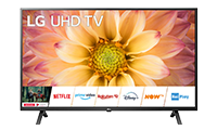 LG 75UN70706LD 75" Smart UHD 4k LED TV Black with Freeview
