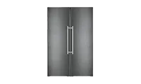 Liebherr XRCbs5295 American Side by Side Fridge Freezer - Black Steel