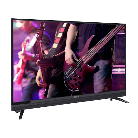 Linsar 32SB100 32" HD Ready LED TV with Built-in Soundbar and Freeview Black