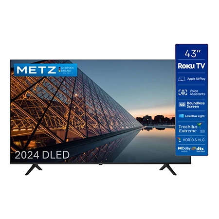 Metz 43MRD6000YUK 43" DLED UHD 4K HDR Roku Smart TV