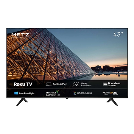 Metz 43MRD6000YUK 43" DLED UHD 4K HDR Roku Smart TV