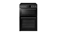 Midea MFO24EME4R118-B 60cm Double Oven Cooker with Ceramic Hob - Black