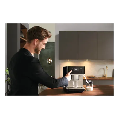 Miele CM6360 Countertop Coffee Machine - Obsidian Black