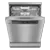 Miele G7600SC Freestanding Dishwasher - Clean Steel