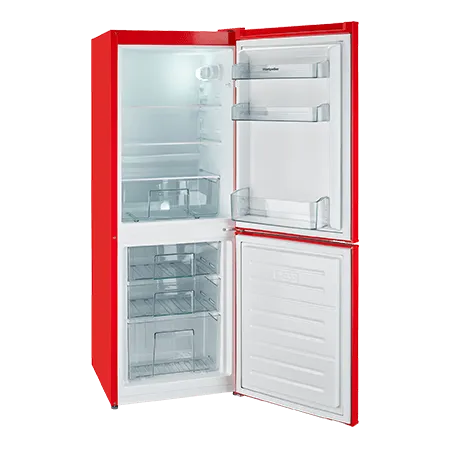 Montpellier MAB145R Retro Fridge Freezer in Red - Montpellier Domestic  Appliances Ltd