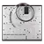 Montpellier MCH59CK 59cm Ceramic electric Hob with Rotary Controls