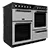 Montpellier MDFRC100X 100cm Dual Fuel Range Cooker in Inox