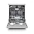 Montpellier MDWD1464S 60cm Freestanding Dishwasher in Silver