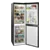 Montpellier MLF1770EKWD Freestanding Low Frost Fridge Freezer in Black with Water Dispenser