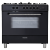 Montpellier MR91DFMK 90cm Range Cooker - Dual Fuel, in Black Colour with 32amp hardwired conection