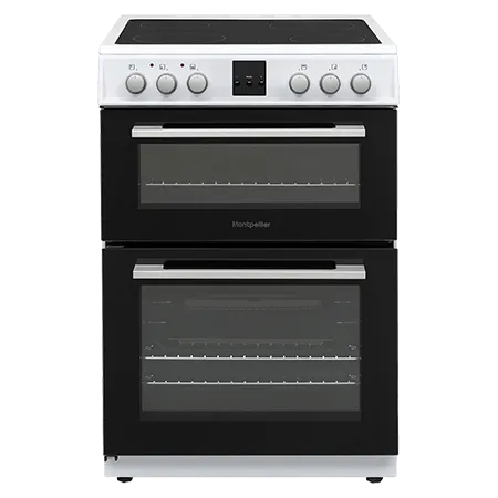 Montpellier MDOC60FW 60cm Ceramic Cooker with Double Oven