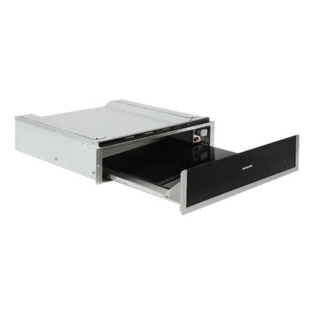 Montpellier WD140ST 14cm Warming Drawer BLack GLass Finish