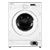 Montpellier MBIWM814 8Kg Integrated Washing Machine in White