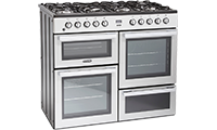 Montpellier MDF100S Range Cooker in Silver