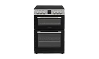 Montpellier MDOC60FS Electric Ceramic Cooker with Double Oven
