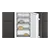 NEFF KI7851SE0G Built in 50/50 Fridge Freezer - Sliding Hinge
