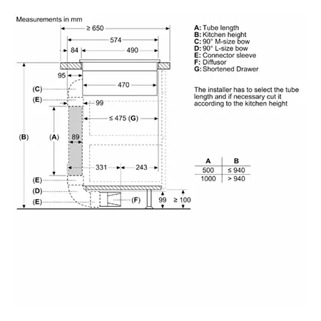 NEFF V58NBS1L0 80cm Induction Hob