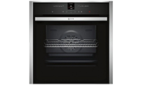 NEFF B57CR23N0B Pyrolytic Multifunction Electric Single Oven Black Glass with Programmer Ex-Display