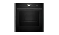 NEFF B64FS31G0B Built-in Electric Single Oven Intensive Steam with Slide & Hide Graphite 