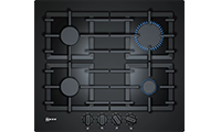 NEFF T26CS49S0 60cm 4 Burner Gas Hob with Cast Iron Pan Supports