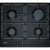 NEFF T26DS49S0 60cm 4 Burner Gas Hob with Cast Iron Pan Supports