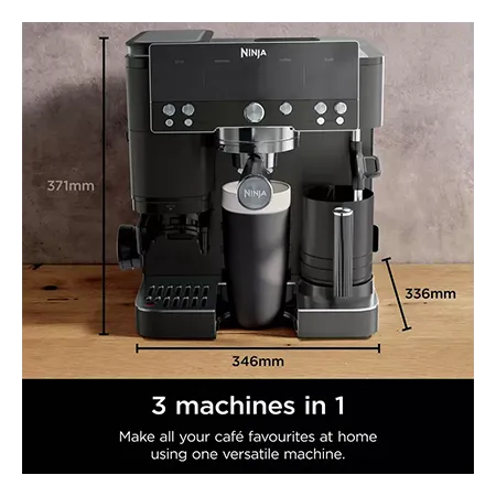 Ninja ES601UKBK Luxe Café Premier Espresso Machine - Midnight Black Ninja ES601UKBK Luxe Café Premier Espresso Machine - Midnight Black