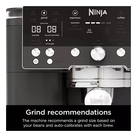Ninja ES601UKBK Luxe Café Premier Espresso Machine - Midnight Black Ninja ES601UKBK Luxe Café Premier Espresso Machine - Midnight Black