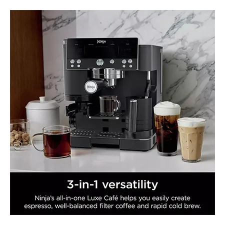Ninja ES601UKBK Luxe Café Premier Espresso Machine - Midnight Black Ninja ES601UKBK Luxe Café Premier Espresso Machine - Midnight Black