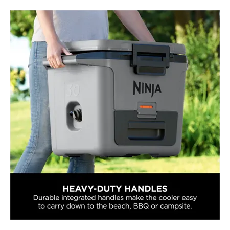 Ninja FB131UKGY FrostVault 30QT/28L Hard Cooler with Dry Zone