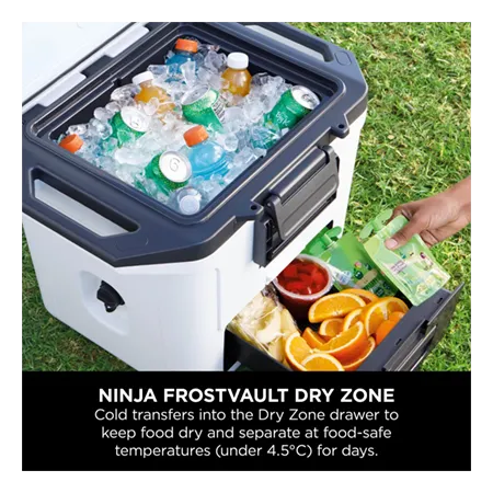 Ninja FB131UKWH FrostVault 30QT/28L Hard Cooler with Dry Zone