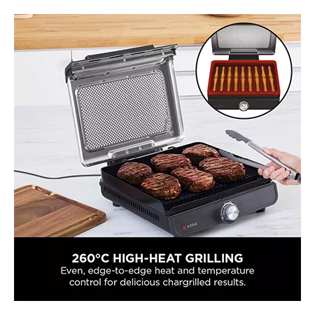 Ninja GR101UK Sizzle Grill & Flat Plate