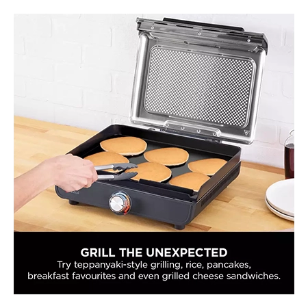 Ninja GR101UK Sizzle Grill & Flat Plate