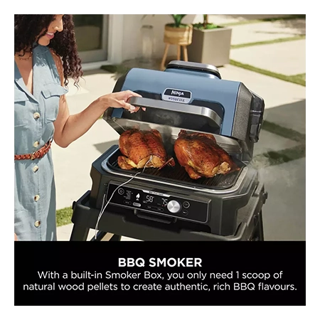 Ninja OG901UK Woodfire Pro Connect XL Electric BBQ Grill & Smoker