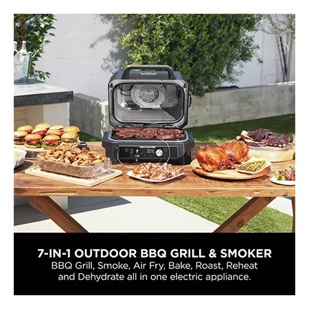 Ninja OG901UK Woodfire Pro Connect XL Electric BBQ Grill & Smoker