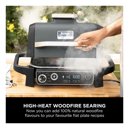 Ninja XSKGRIDPLTEUK Woodfire Electric BBQ Flat Plate