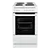 NordMende CSE514WH 50cm Single Cavity Electric Cooker With Solid Plate Hob in White