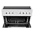 NordMende CTEC62WH 60cm Freestanding Electric Twin Cavity Range Cooker in  White