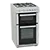 NordMende CTG52WH 50cm FreestandingTwin Cavity Gas Cooker in white