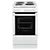 NordMende CSE514WH 50cm Single Cavity Electric Cooker With Solid Plate Hob in White