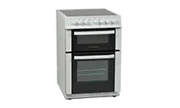 NordMende CTEC62WH 60cm Freestanding Electric Twin Cavity Range Cooker in  White 
